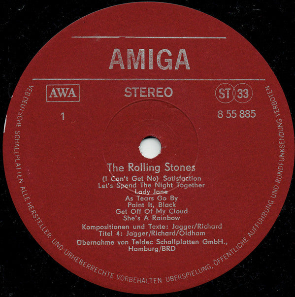 The Rolling Stones : The Rolling Stones (LP, Comp, Red)