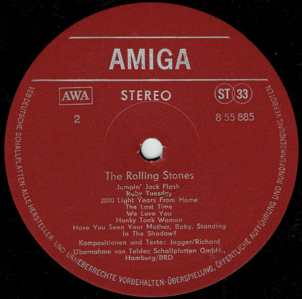 The Rolling Stones : The Rolling Stones (LP, Comp, Red)