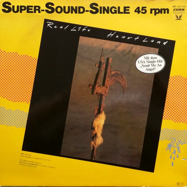 Real Life : Catch Me I'm Falling (12", Single, Pin)