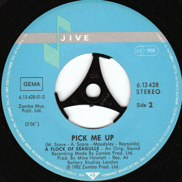 A Flock Of Seagulls : I Ran (7", Single)