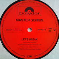 Master Genius : Let's Break (12", Maxi)
