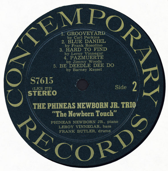 Phineas Newborn Jr. Trio* : The Newborn Touch (LP, Album)