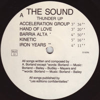 The Sound (2) : Thunder Up (LP, Album)