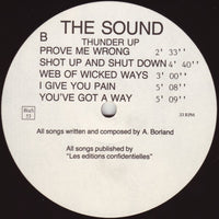 The Sound (2) : Thunder Up (LP, Album)