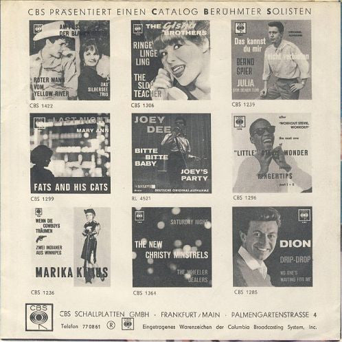 Fats And His Cats : Lazy Lady (7", Single)
