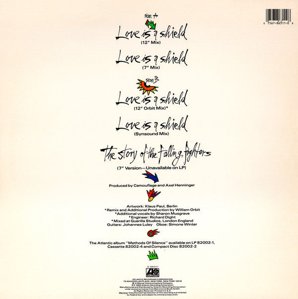 Camouflage : Love Is A Shield (12", Single)