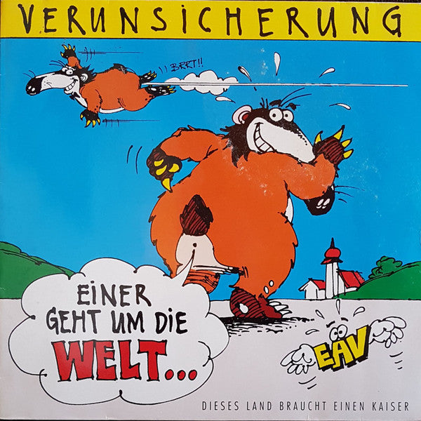 EAV (Erste Allgemeine Verunsicherung) : Einer Geht Um Die Welt (12", Single)