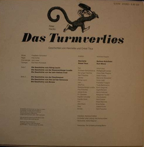 Peter Hacks : Das Turmverlies  (LP)