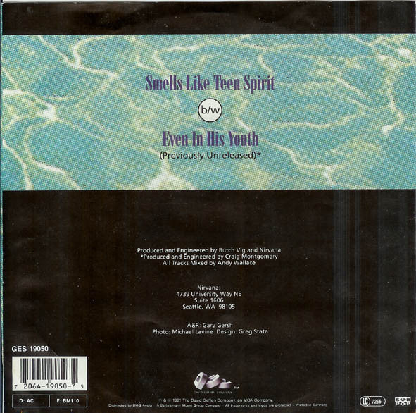 Nirvana : Smells Like Teen Spirit (7", Single)