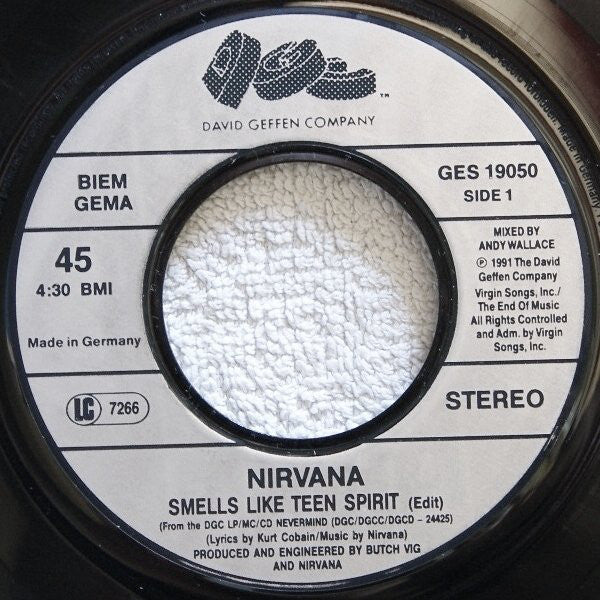 Nirvana : Smells Like Teen Spirit (7", Single)