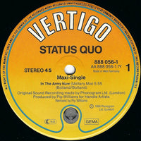 Status Quo : In The Army Now (12", Maxi)