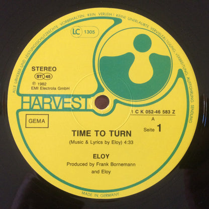 Eloy : Time To Turn (12", Maxi)