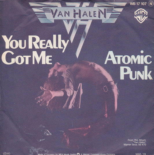 Van Halen : You Really Got Me / Atomic Punk (7", Single)