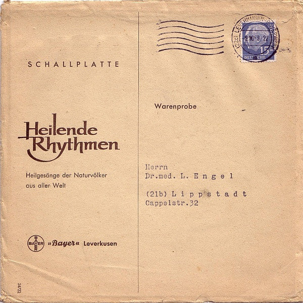 Onondaga-Irokesen* : Heilende Rhythmen - Heilgesänge Der Naturvölker Aus Aller Welt - Folge 2: Der Medizin-Tanz (Flexi, 7", Pic, Promo)
