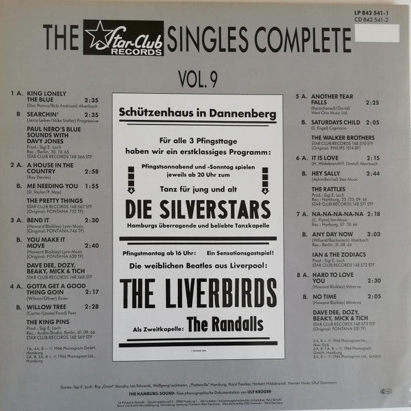 Various : The Star-Club Singles Complete Vol. 9 (LP, Comp)