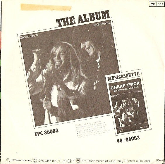 Cheap Trick : I Want You To Want Me (7", Single)