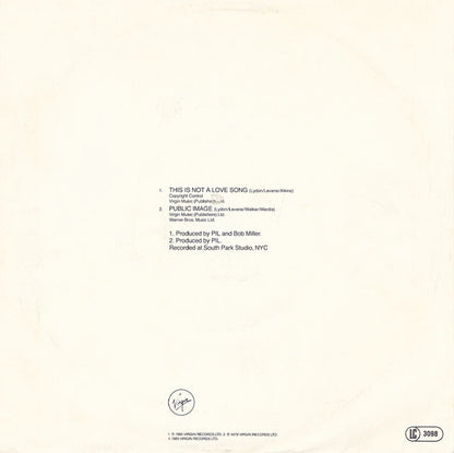 PIL* : This Is Not A Love Song (7", Single)