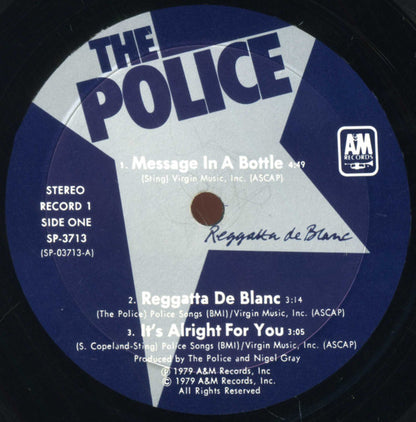 The Police : Reggatta De Blanc (2x10", Album)
