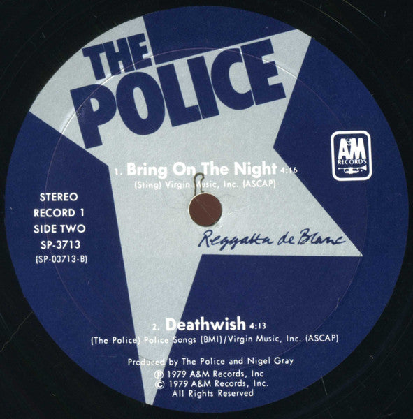 The Police : Reggatta De Blanc (2x10", Album)