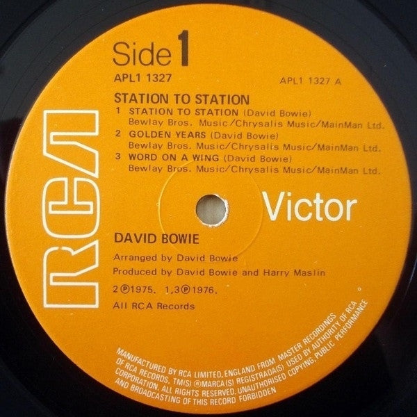 David Bowie : Station To Station (LP, Album)