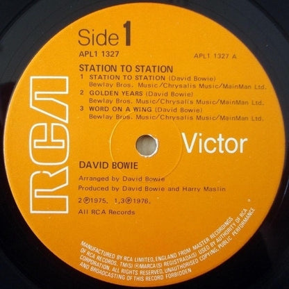 David Bowie : Station To Station (LP, Album)
