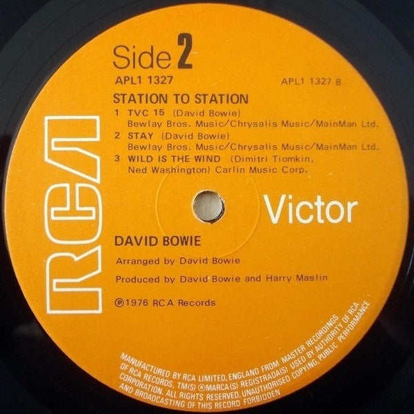 David Bowie : Station To Station (LP, Album)