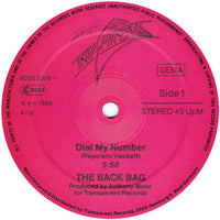 The Back Bag : Dial My Number (12", Maxi)
