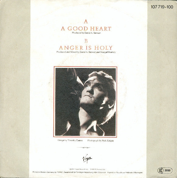 Feargal Sharkey : A Good Heart (7", Single)