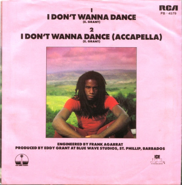 Eddy Grant : I Don't Wanna Dance (7", Single)