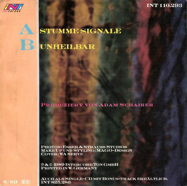 Claudia Jung : Stumme Signale (7", Single)