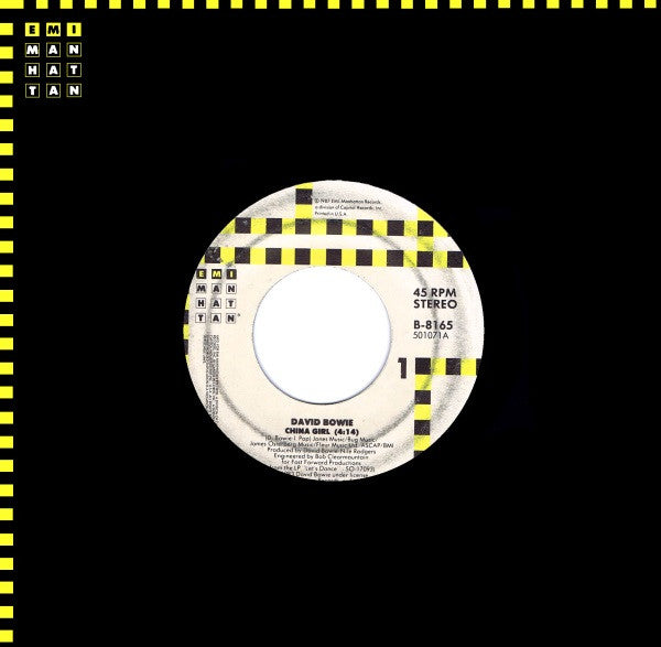 David Bowie : China Girl (7", Single, RE)