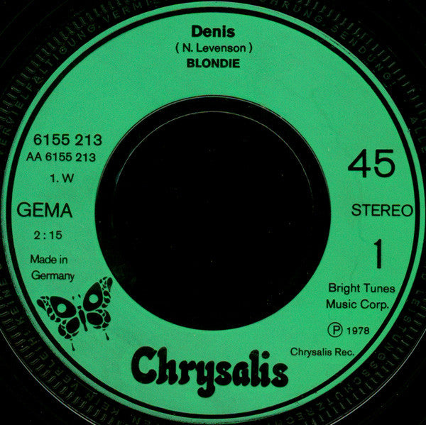 Blondie : Denis (7", Single, Gre)