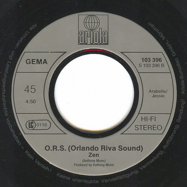 O.R.S. (Orlando Riva Sound) : Who Built The Pyramids? (7", Single)
