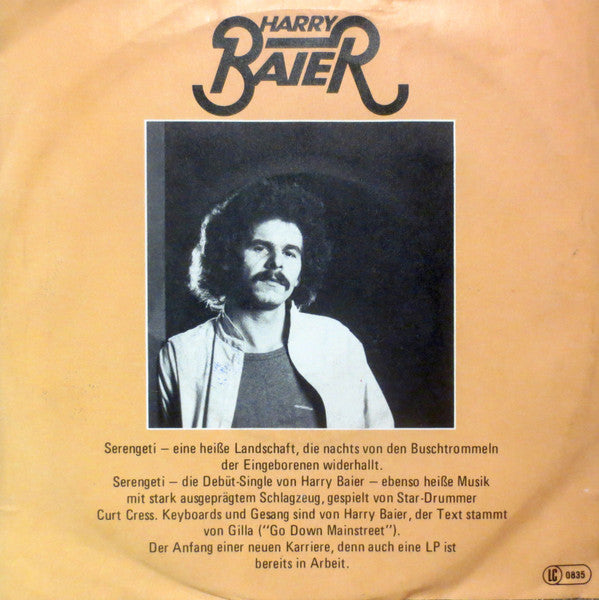 Harry Baier* : Serengeti (7", Single)