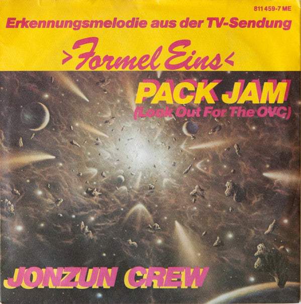 The Jonzun Crew : Pack Jam (Look Out For The OVC) (7", Single)
