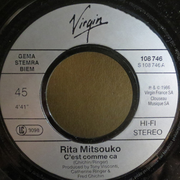 Les Rita Mitsouko : C'est Comme Ça (7", Single)