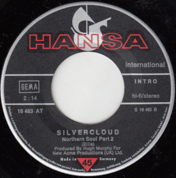 Silvercloud (2) : Northern Soul Part 1+2 (7", Single)
