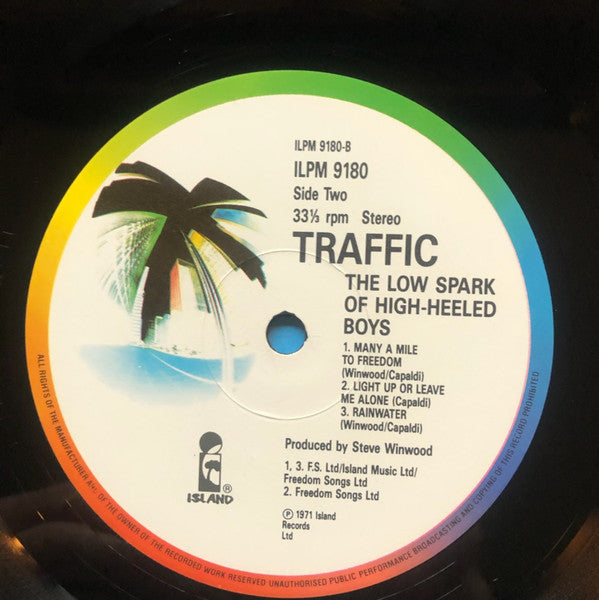 Traffic : The Low Spark Of High Heeled Boys (LP, Album, RE)