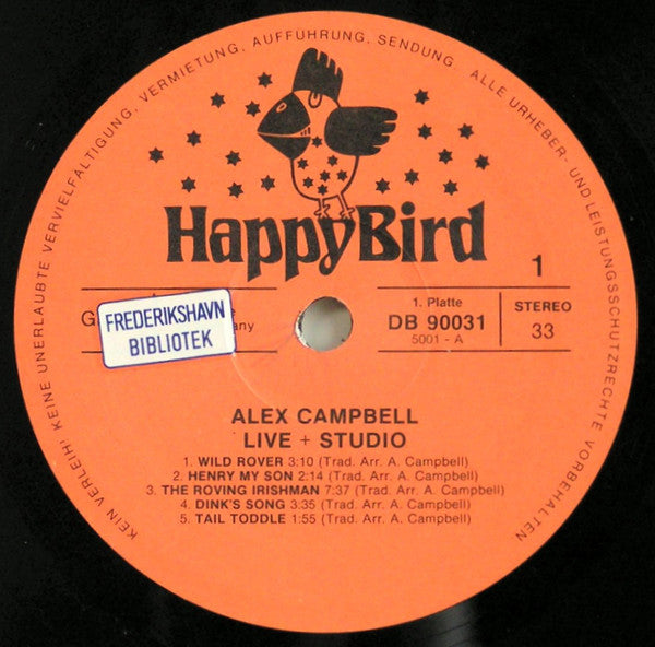 Alex Campbell (2) : Live + Studio (2xLP)