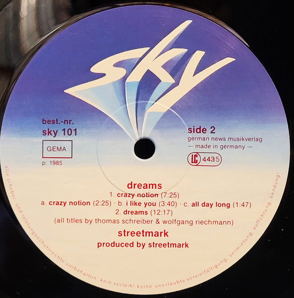Streetmark : Dreams (LP, Comp)