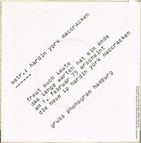 Hardin - York* - McCracken* : Back Row Movie Star (7", Single)
