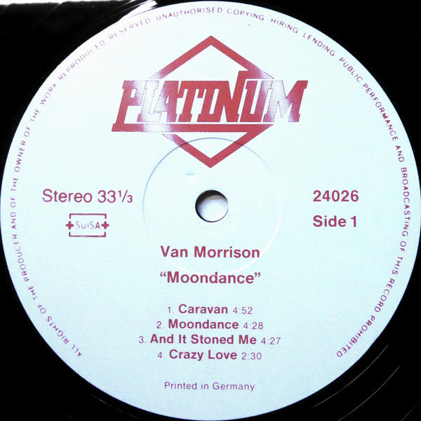 Van Morrison : Moondance (LP, Album, RE)