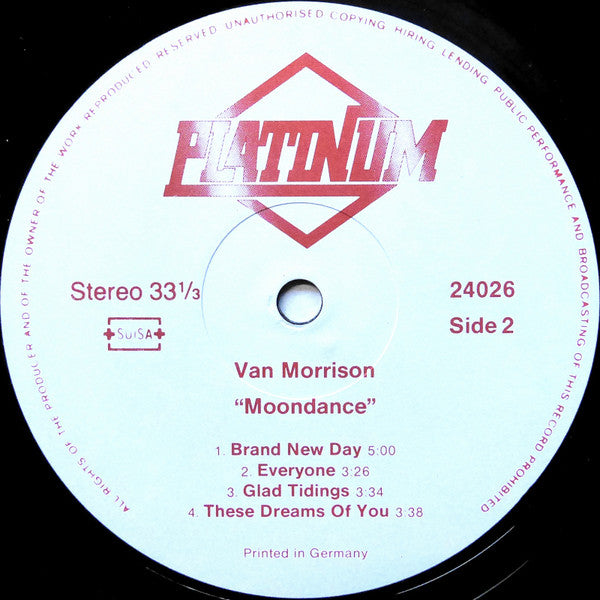 Van Morrison : Moondance (LP, Album, RE)