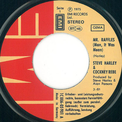 Steve Harley & Cockney Rebel : Mr. Raffles / Sebastian (7", Single)