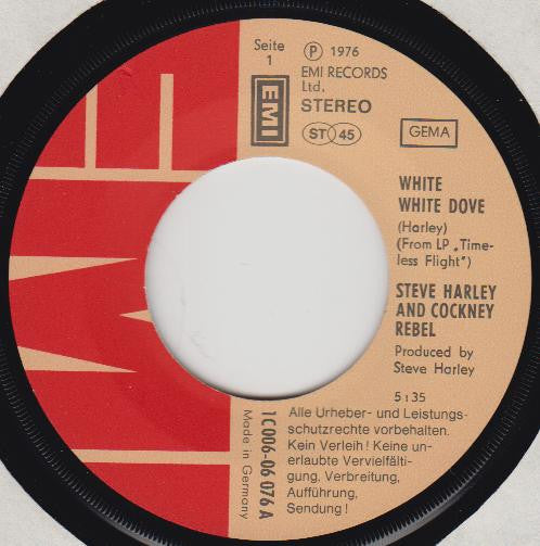 Steve Harley & Cockney Rebel : White, White Dove (7", Single)