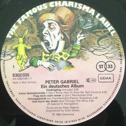 Peter Gabriel : Ein Deutsches Album (LP, Album)