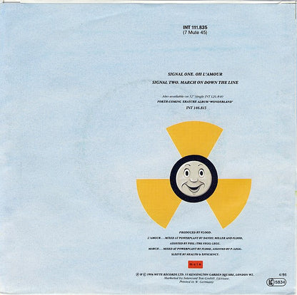 Erasure : Oh L'Amour (7", Single, Red)