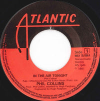 Phil Collins : In The Air Tonight (7", Single)