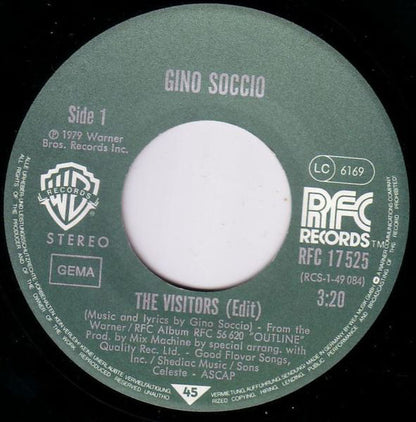 Gino Soccio : The Visitors (7", Single)