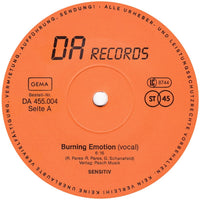 Sensitiv (2) : Burning Emotion (12", Maxi)